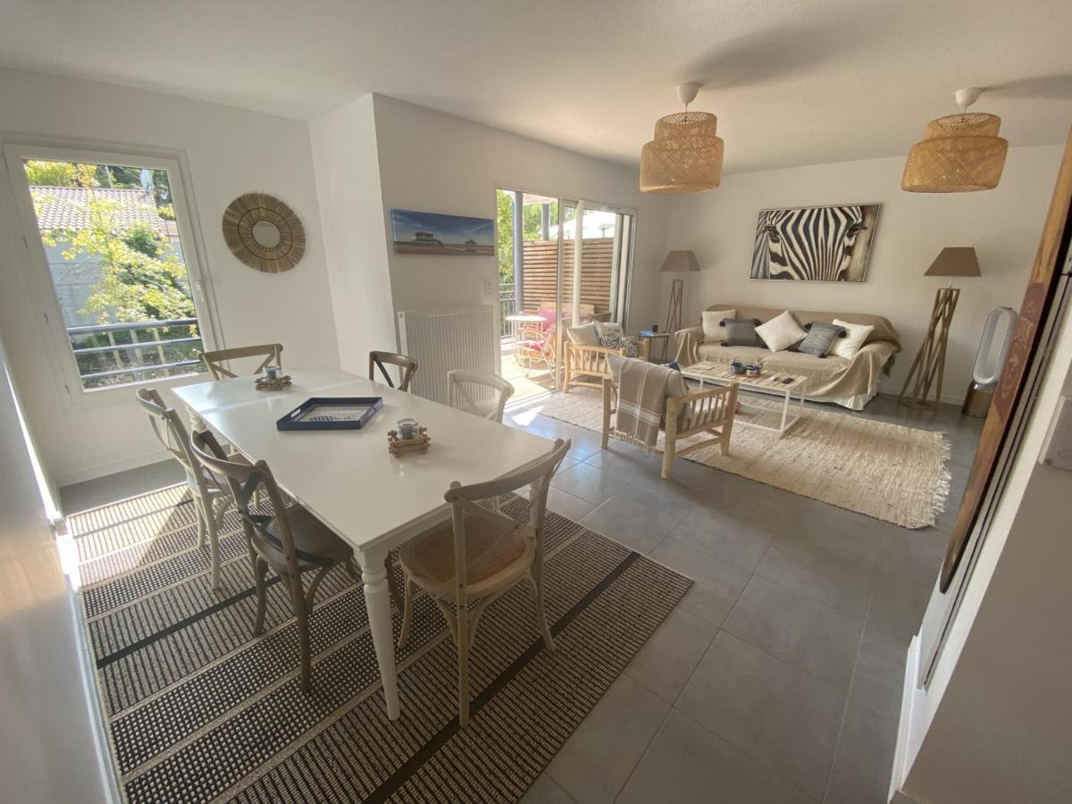 Charmant Appartement Pour 6 En Centre-Ville D'Arcachon Avec Terrasse, Parking Et Wifi - Fr-1-474-174 Exterior foto